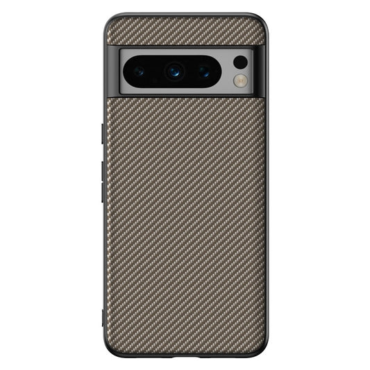 For Google Pixel 9 / 9 Pro Ultra-thin Carbon Fiber Texture Printing Phone Case(Gold) by buy2fix