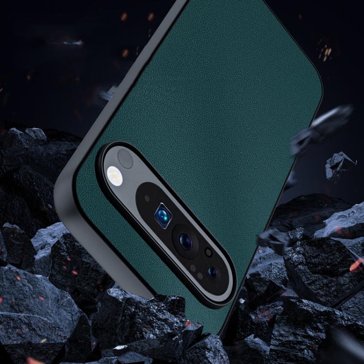 For Google Pixel 10 / 10 Pro Ultra-thin Plain Skin Leather Phone Case(Black) - Google Cases by buy2fix | Online Shopping UK | buy2fix