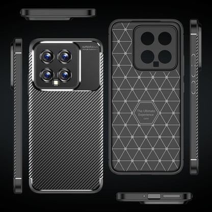 For Xiaomi 14 Carbon Fiber Texture Shockproof TPU Phone Case(Black) - Xiaomi Cases by buy2fix | Online Shopping UK | buy2fix