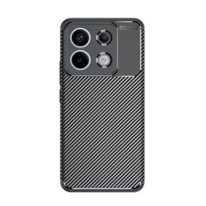 For Xiaomi Redmi Note 13 Pro+ Carbon Fiber Texture Shockproof TPU Phone Case(Black) - Note 13 Pro+ Cases by buy2fix | Online Shopping UK | buy2fix