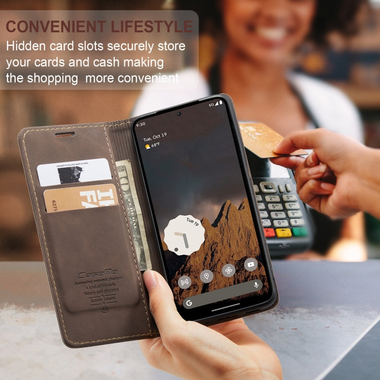 For Google Pixel 10 / 10 Pro / 9 CaseMe 013 Multifunctional Horizontal Flip Leather Phone Case(Coffee) by CaseMe