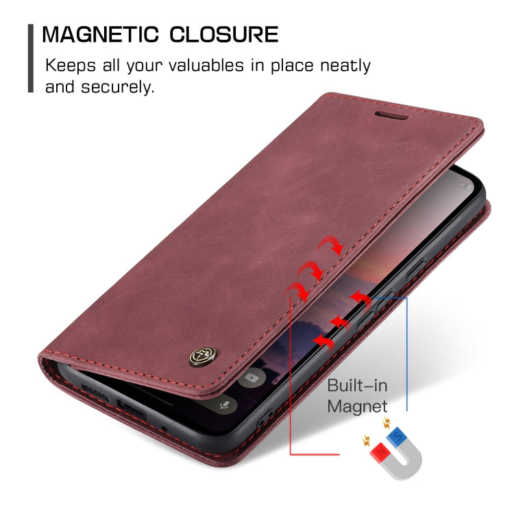 For Google Pixel 10 / 10 Pro / 9 CaseMe 013 Multifunctional Horizontal Flip Leather Phone Case(Wine Red) by CaseMe