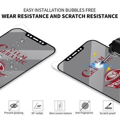 For iPhone 17 Full Coverage HD Privacy Ceramic Film - iPhone 17 Tempered Glass by buy2fix | Online Shopping UK | buy2fix