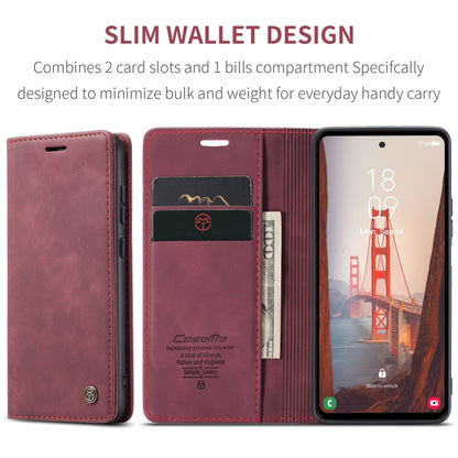 For Samsung Galaxy S23 FE 5G CaseMe 013 Multifunctional Horizontal Flip Leather Phone Case(Wine Red) by CaseMe