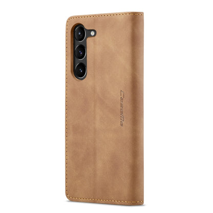 For Samsung Galaxy S24 5G CaseMe 013 Multifunctional Horizontal Flip Leather Phone Case(Brown) by CaseMe