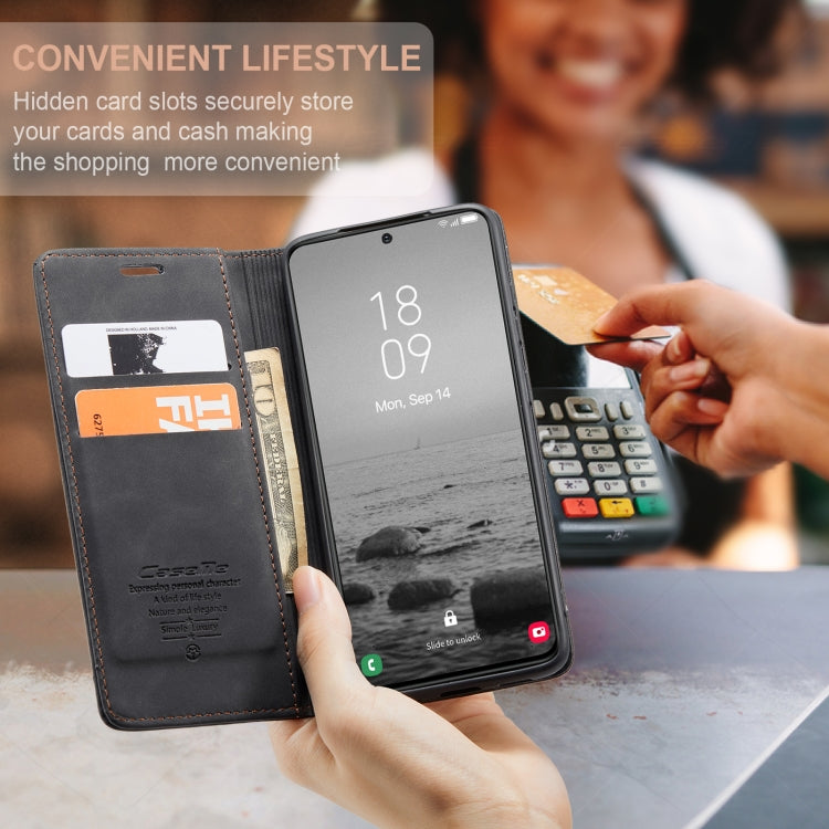 For Samsung Galaxy S24 5G CaseMe 013 Multifunctional Horizontal Flip Leather Phone Case(Black) by CaseMe