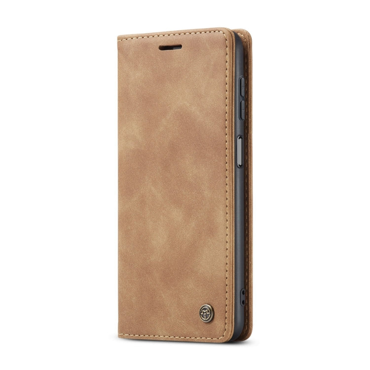 For Samsung Galaxy A15 5G CaseMe 013 Multifunctional Horizontal Flip Leather Phone Case(Brown) by CaseMe