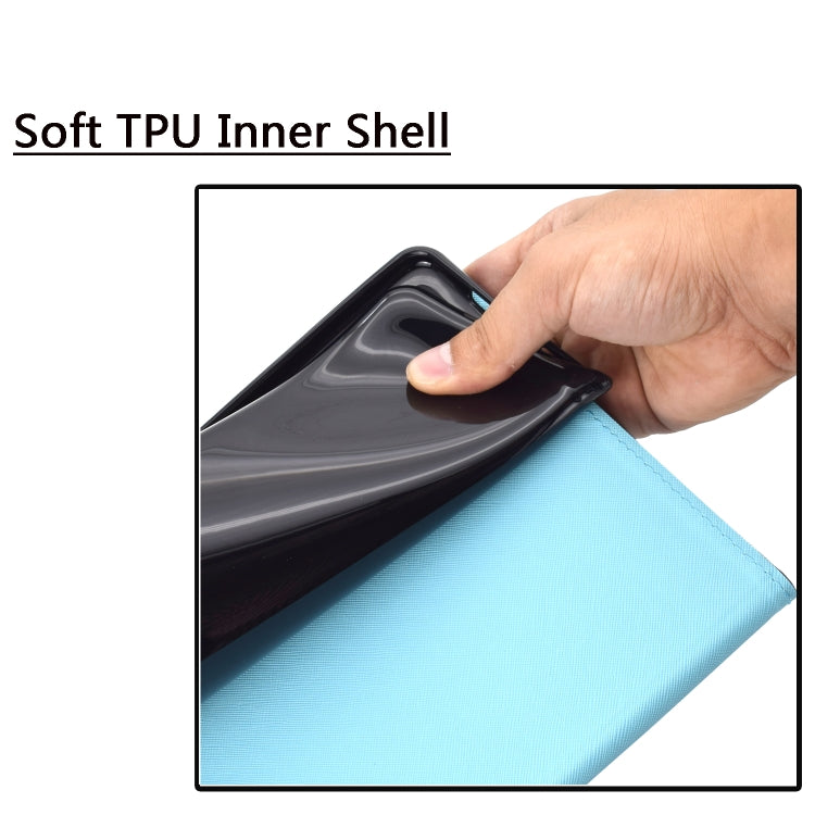 For Samsung Galaxy Tab A11+ / A9+ Coloured Drawing Stitching Flip PU Tablet Case with Sleep / Wake-up Function(Sunrise and Tree) by buy2fix