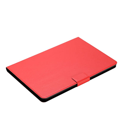 For Samsung Galaxy Tab A11+ / A9+ Pure Color PU Tablet Case with Sleep / Wake-up Function(Red) by buy2fix