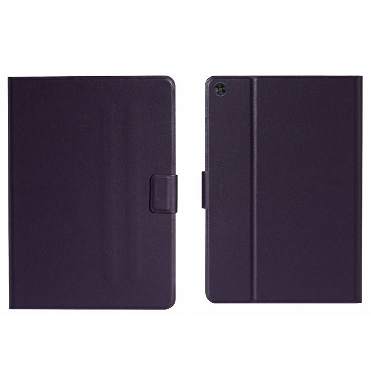 For Samsung Galaxy Tab A11+ / A9+ Pure Color PU Tablet Case with Sleep / Wake-up Function(Purple) by buy2fix