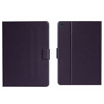 For Samsung Galaxy Tab A11+ / A9+ Pure Color PU Tablet Case with Sleep / Wake-up Function(Purple) by buy2fix