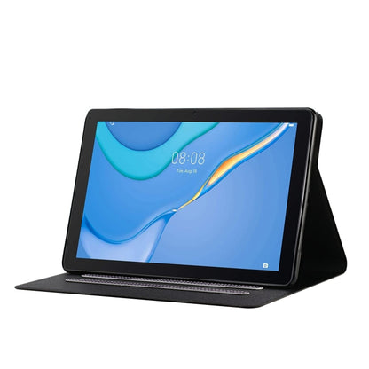 For Samsung Galaxy Tab A11+ / A9+ Pure Color PU Tablet Case with Sleep / Wake-up Function(Purple) by buy2fix