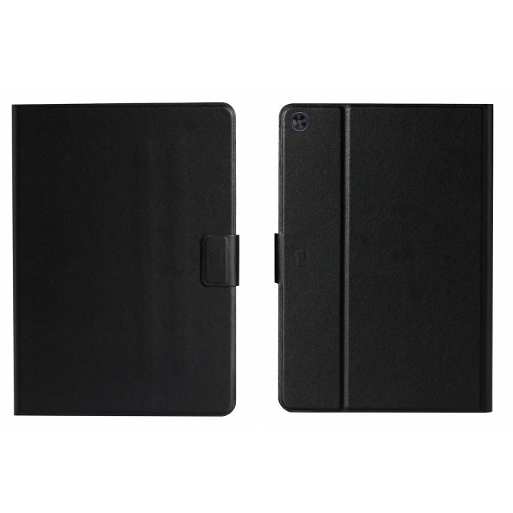 For Samsung Galaxy Tab A11+ / A9+ Pure Color PU Tablet Case with Sleep / Wake-up Function(Black) by buy2fix