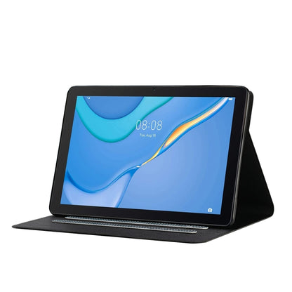 For Samsung Galaxy Tab A11+ / A9+ Pure Color PU Tablet Case with Sleep / Wake-up Function(Dark Green) by buy2fix