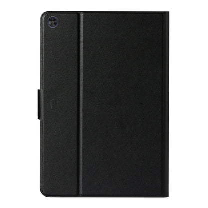 For Samsung Galaxy Tab A11 / A9 Pure Color PU Tablet Case with Sleep / Wake-up Function(Black) by buy2fix