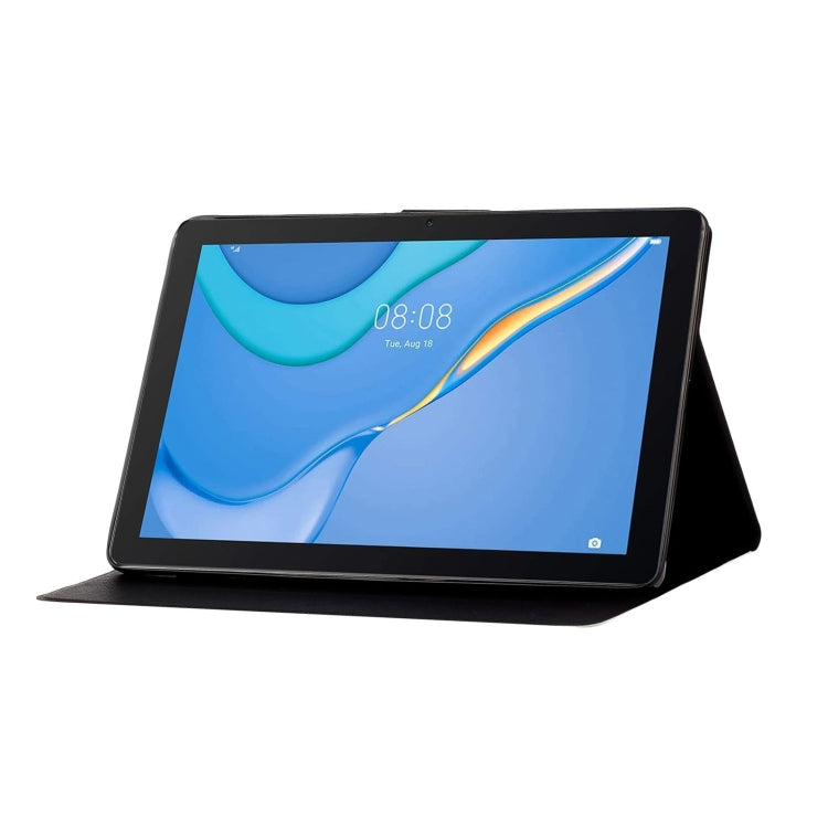 For Samsung Galaxy Tab A11+ / A9+ Voltage Coloured Drawing Smart PU Tablet Case with Sleep / Wake-up Function(LOVE) by buy2fix