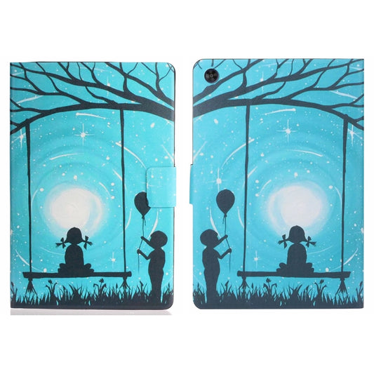 For Samsung Galaxy Tab A11+ / A9+ Voltage Coloured Drawing Smart PU Tablet Case with Sleep / Wake-up Function(Lovers) by buy2fix