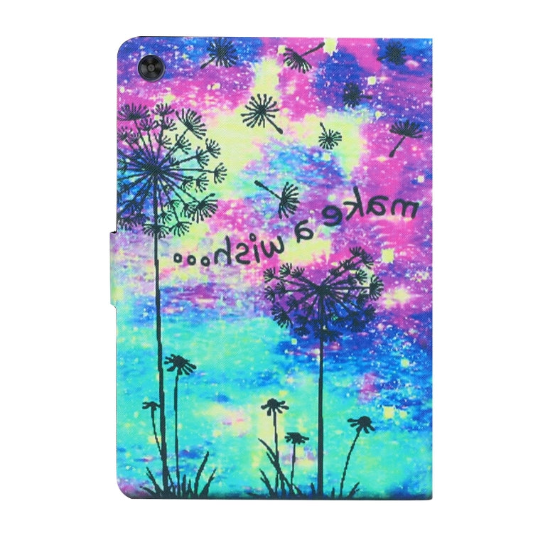 For Samsung Galaxy Tab A11+ / A9+ Voltage Coloured Drawing Smart PU Tablet Case with Sleep / Wake-up Function(Dandelion) by buy2fix