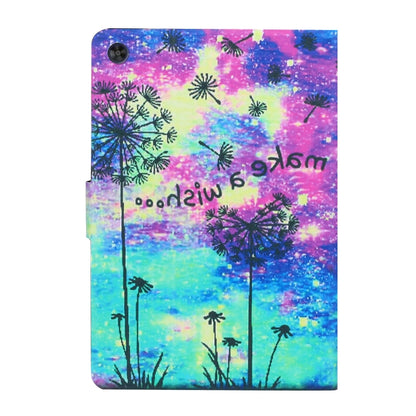 For Samsung Galaxy Tab A11+ / A9+ Voltage Coloured Drawing Smart PU Tablet Case with Sleep / Wake-up Function(Dandelion) by buy2fix