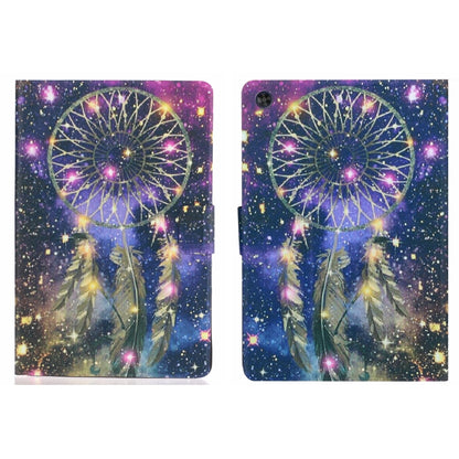 For Samsung Galaxy Tab A11+ / A9+ Voltage Coloured Drawing Smart PU Tablet Case with Sleep / Wake-up Function(Windbell) by buy2fix