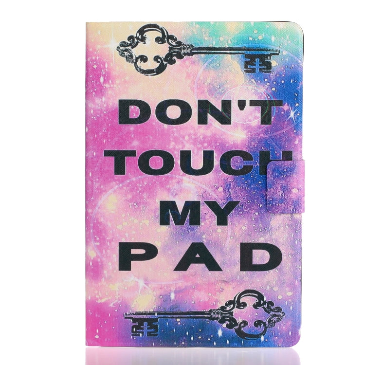 For Samsung Galaxy Tab A11+ / A9+ Voltage Coloured Drawing Smart PU Tablet Case with Sleep / Wake-up Function(Dont Touch My Pad) by buy2fix