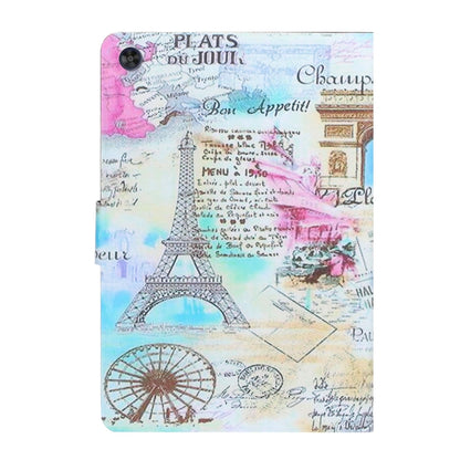 For Samsung Galaxy Tab A11+ / A9+ Voltage Coloured Drawing Smart PU Tablet Case with Sleep / Wake-up Function(Iron Tower) by buy2fix