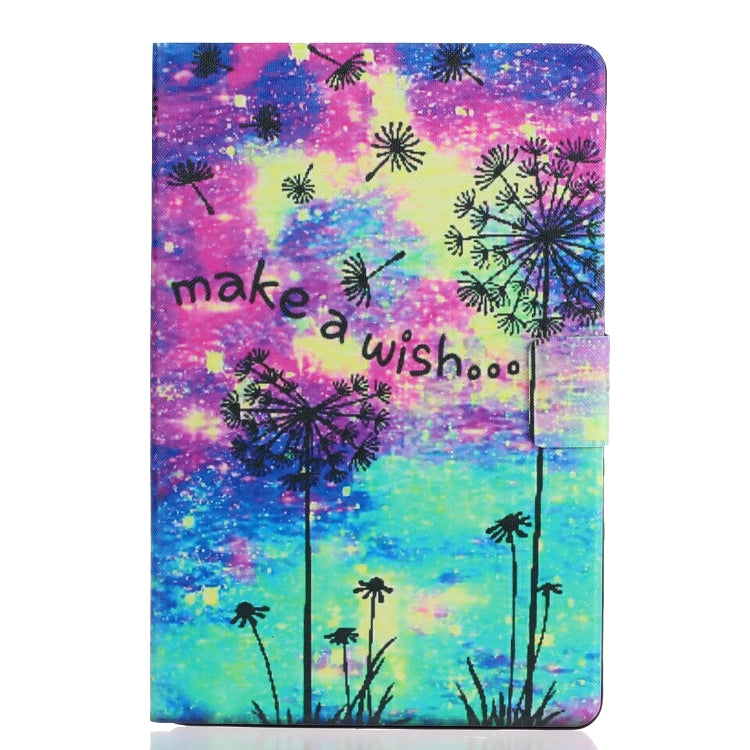 For Samsung Galaxy Tab A11 / A9 Voltage Coloured Drawing Smart PU Tablet Case with Sleep / Wake-up Function(Dandelion) by buy2fix