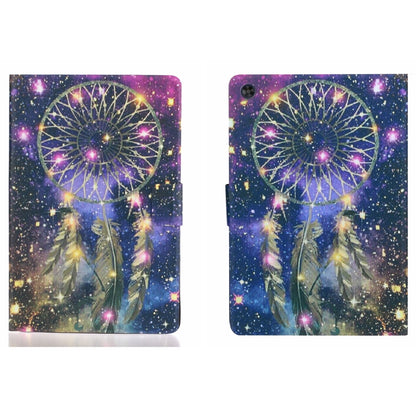 For Samsung Galaxy Tab A11 / A9 Voltage Coloured Drawing Smart PU Tablet Case with Sleep / Wake-up Function(Windbell) by buy2fix