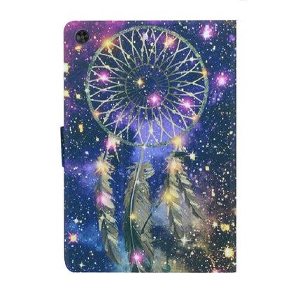 For Samsung Galaxy Tab A11 / A9 Voltage Coloured Drawing Smart PU Tablet Case with Sleep / Wake-up Function(Windbell) by buy2fix