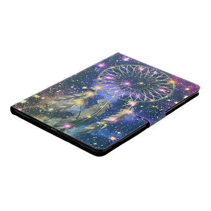 For Samsung Galaxy Tab A11 / A9 Voltage Coloured Drawing Smart PU Tablet Case with Sleep / Wake-up Function(Windbell) by buy2fix