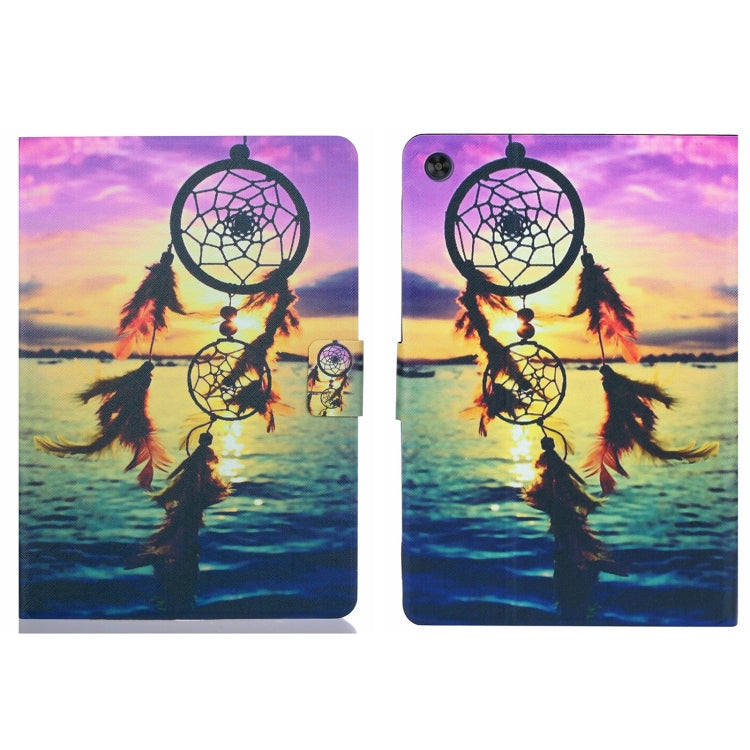 For Samsung Galaxy Tab A11+ / A9+ Voltage Coloured Drawing Smart PU Tablet Case with Sleep / Wake-up Function(Dreamcatcher) by buy2fix