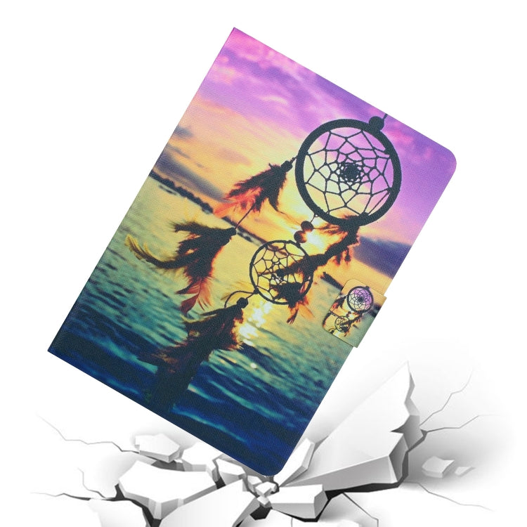 For Samsung Galaxy Tab A11 / A9 Voltage Coloured Drawing Smart PU Tablet Case with Sleep / Wake-up Function(Dreamcatcher) by buy2fix