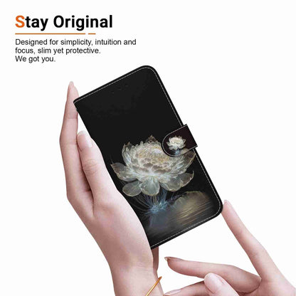 For Xiaomi Redmi Note 12 Pro+ Crystal Texture Colored Drawing Leather Phone Case(Crystal Peony) - Xiaomi Cases by buy2fix | Online Shopping UK | buy2fix