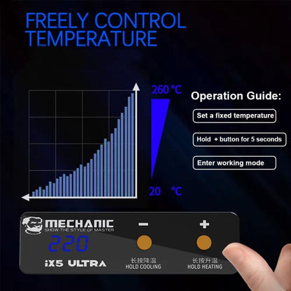 Mechanical IX5 Ultra Universal Preheating Platform for Motherboard Repair, Plug:US by MECHANIC