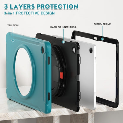 For Samsung Galaxy Tab A9+ Shockproof TPU + PC Protective Tablet Case(Blue) - Galaxy Tab A9+ by buy2fix | Online Shopping UK | buy2fix