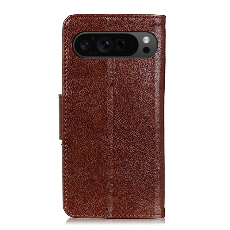 For Google Pixel 9 Pro Nappa Texture Horizontal Flip Leather Phone Case(Brown) by buy2fix