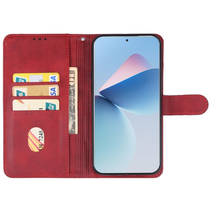 For Meizu 21 Note Leather Phone Case(Red) - Meizu by buy2fix | Online Shopping UK | buy2fix