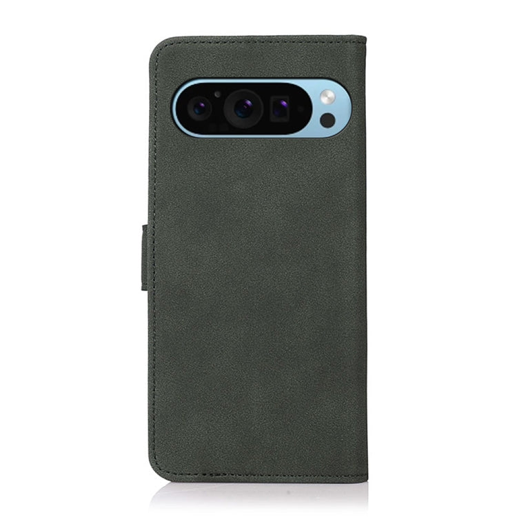For Google Pixel 9 KHAZNEH Matte Texture Leather Phone Case(Green) by buy2fix