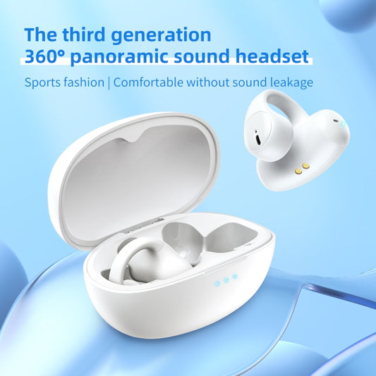 ONIKUMA T306 Ear-mounted Wireless Bluetooth Earphone(White) by ONIKUMA
