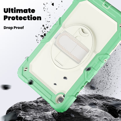 For Samsung Galaxy Tab A9+ Silicone + PC Tablet Case with Shoulder Strap(Light Green) - Galaxy Tab A9+ by buy2fix | Online Shopping UK | buy2fix