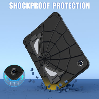 For Samsung Galaxy Tab A11+ / A9+ Spider Silicone Hybrid PC Shockproof Tablet Case(Black) by buy2fix