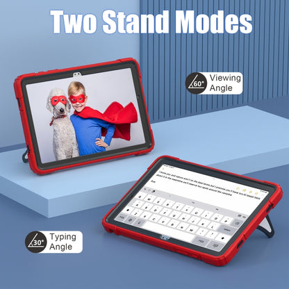 For Samsung Galaxy Tab A11+ / A9+ Spider Silicone Hybrid PC Shockproof Tablet Case(Red Black) by buy2fix