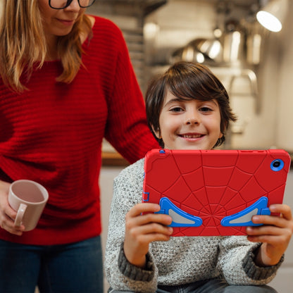 For Samsung Galaxy Tab A11+ / A9+ Spider Silicone Hybrid PC Shockproof Tablet Case(Red Blue) by buy2fix