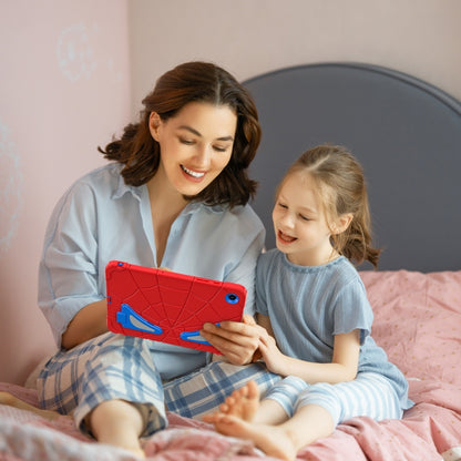 For Samsung Galaxy Tab A11+ / A9+ Spider Silicone Hybrid PC Shockproof Tablet Case(Red Blue) by buy2fix