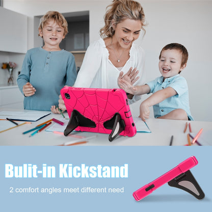 For Samsung Galaxy Tab A7 Lite T220 Spider Silicone Hybrid PC Shockproof Tablet Case(Strawberry Black) by buy2fix