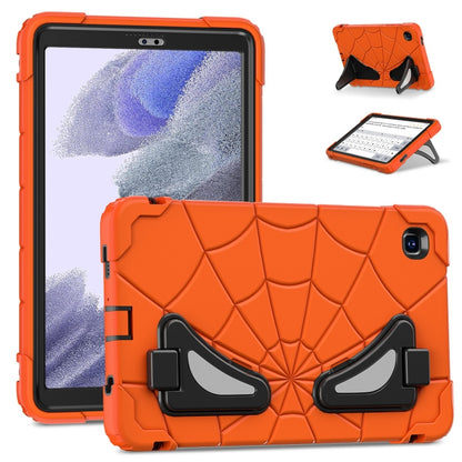 For Samsung Galaxy Tab A7 Lite T220 Spider Silicone Hybrid PC Shockproof Tablet Case(Orange Black) by buy2fix
