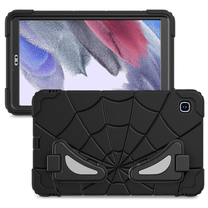 For Samsung Galaxy Tab A7 Lite T220 Spider Silicone Hybrid PC Shockproof Tablet Case(Black) by buy2fix