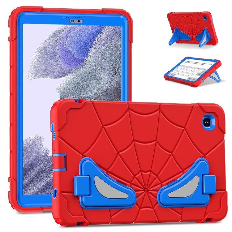 For Samsung Galaxy Tab A7 Lite T220 Spider Silicone Hybrid PC Shockproof Tablet Case(Red Blue) by buy2fix
