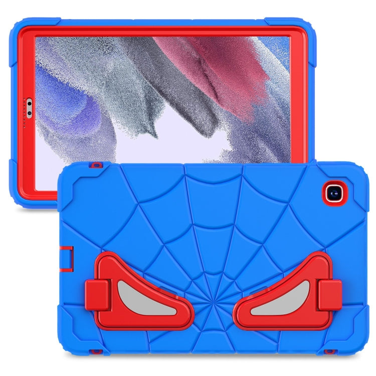 For Samsung Galaxy Tab A7 Lite T220 Spider Silicone Hybrid PC Shockproof Tablet Case(Blue Red) by buy2fix