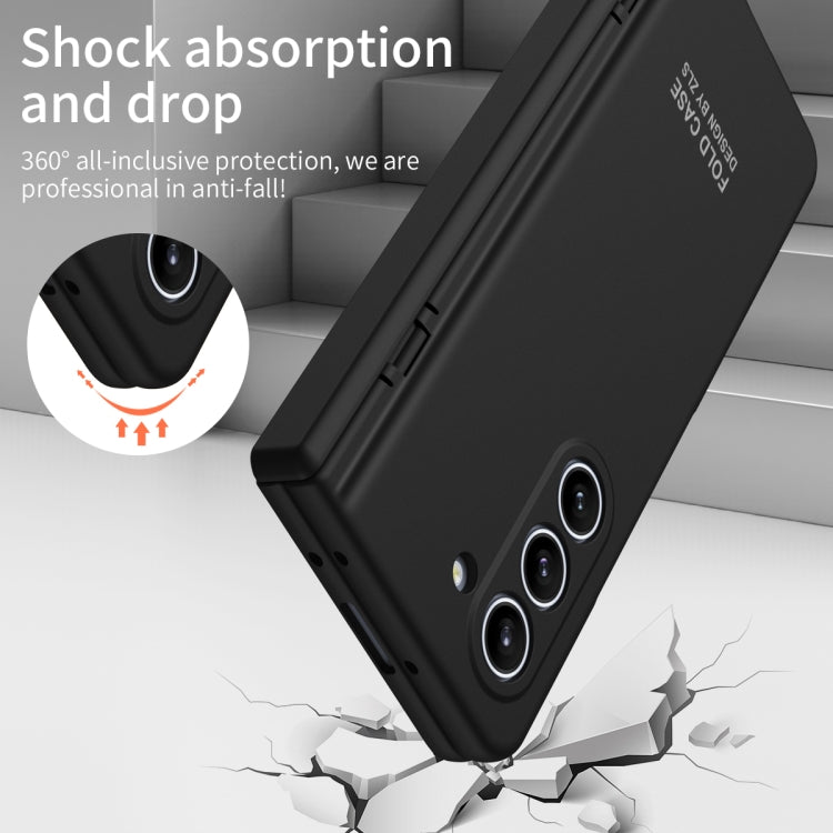 For Samsung Galaxy Z Fold5 Extraordinary Series Hinged Folding Full Phone Case(Black) - Galaxy Z Fold5 Cases by buy2fix | Online Shopping UK | buy2fix